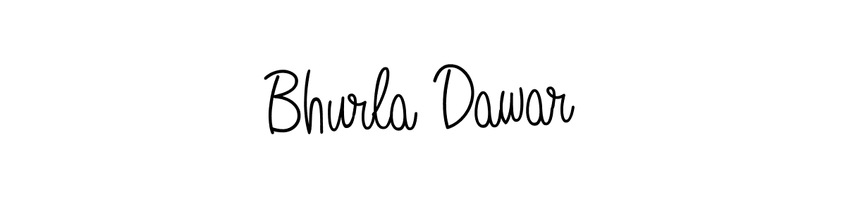The best way (Angelique-Rose-font-FFP) to make a short signature is to pick only two or three words in your name. The name Bhurla Dawar include a total of six letters. For converting this name. Bhurla Dawar signature style 5 images and pictures png