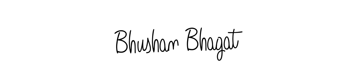 The best way (Angelique-Rose-font-FFP) to make a short signature is to pick only two or three words in your name. The name Bhushan Bhagat include a total of six letters. For converting this name. Bhushan Bhagat signature style 5 images and pictures png