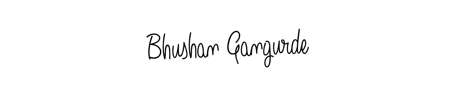 Create a beautiful signature design for name Bhushan Gangurde. With this signature (Angelique-Rose-font-FFP) fonts, you can make a handwritten signature for free. Bhushan Gangurde signature style 5 images and pictures png