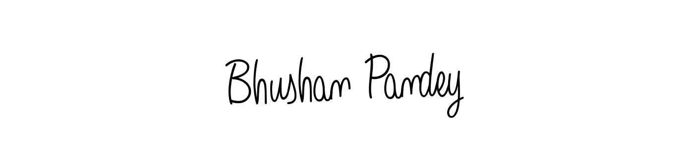 How to make Bhushan Pandey name signature. Use Angelique-Rose-font-FFP style for creating short signs online. This is the latest handwritten sign. Bhushan Pandey signature style 5 images and pictures png