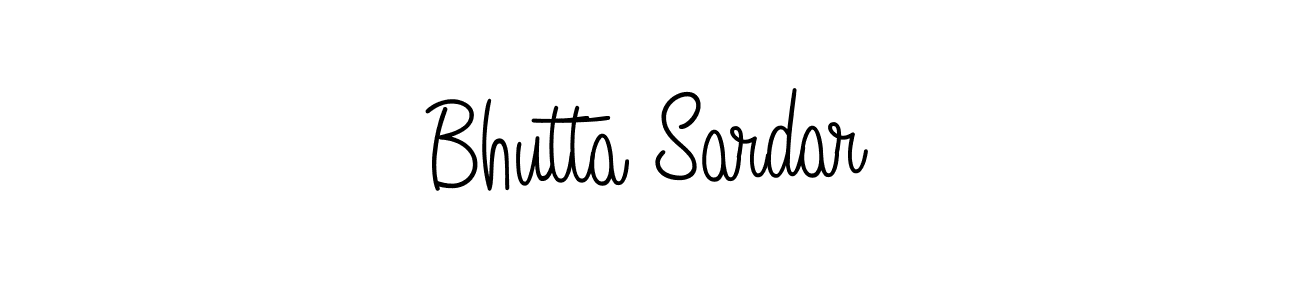 The best way (Angelique-Rose-font-FFP) to make a short signature is to pick only two or three words in your name. The name Bhutta Sardar include a total of six letters. For converting this name. Bhutta Sardar signature style 5 images and pictures png
