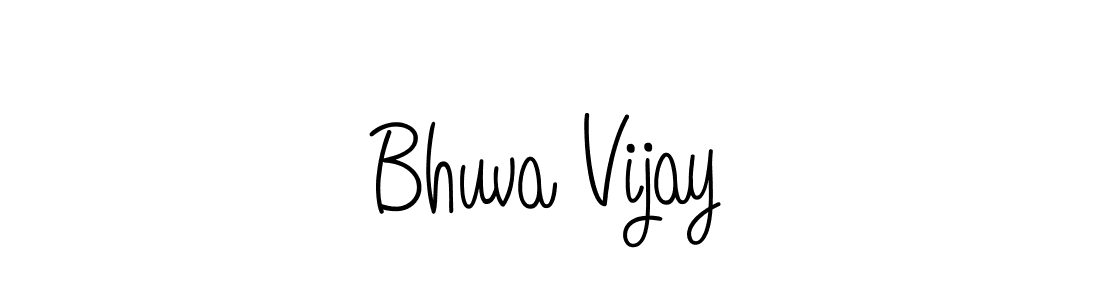 Use a signature maker to create a handwritten signature online. With this signature software, you can design (Angelique-Rose-font-FFP) your own signature for name Bhuva Vijay. Bhuva Vijay signature style 5 images and pictures png