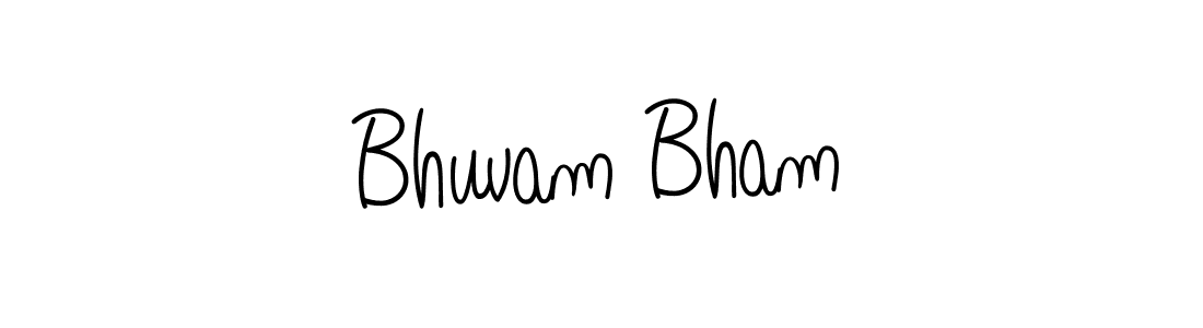 How to make Bhuvam Bham signature? Angelique-Rose-font-FFP is a professional autograph style. Create handwritten signature for Bhuvam Bham name. Bhuvam Bham signature style 5 images and pictures png