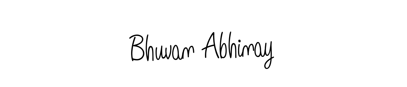 Best and Professional Signature Style for Bhuvan Abhinay. Angelique-Rose-font-FFP Best Signature Style Collection. Bhuvan Abhinay signature style 5 images and pictures png