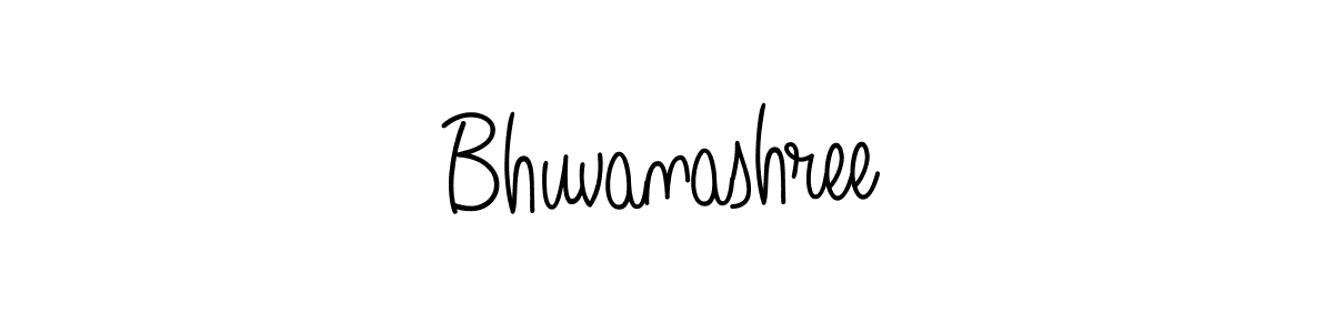 Design your own signature with our free online signature maker. With this signature software, you can create a handwritten (Angelique-Rose-font-FFP) signature for name Bhuvanashree. Bhuvanashree signature style 5 images and pictures png