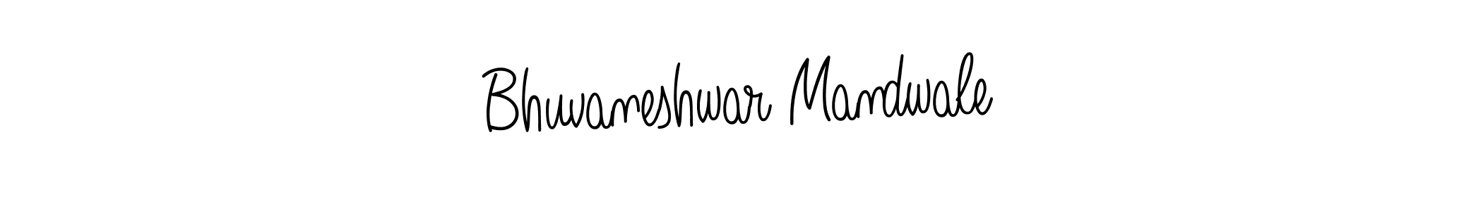 Make a beautiful signature design for name Bhuvaneshwar Mandwale. With this signature (Angelique-Rose-font-FFP) style, you can create a handwritten signature for free. Bhuvaneshwar Mandwale signature style 5 images and pictures png