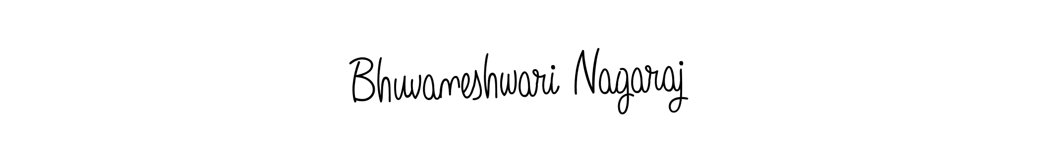 Design your own signature with our free online signature maker. With this signature software, you can create a handwritten (Angelique-Rose-font-FFP) signature for name Bhuvaneshwari Nagaraj. Bhuvaneshwari Nagaraj signature style 5 images and pictures png