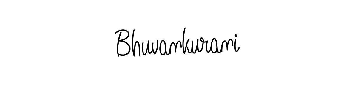 Design your own signature with our free online signature maker. With this signature software, you can create a handwritten (Angelique-Rose-font-FFP) signature for name Bhuvankurani. Bhuvankurani signature style 5 images and pictures png