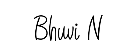 Stand out with a creative autograph for Bhuvi N. The Angelique-Rose-font-FFP styling blends modern aesthetics with classic signature flourishes. Bhuvi N signature style 5 images and pictures png