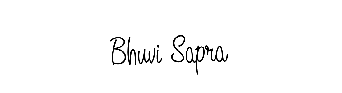 Use a signature maker to create a handwritten signature online. With this signature software, you can design (Angelique-Rose-font-FFP) your own signature for name Bhuvi Sapra. Bhuvi Sapra signature style 5 images and pictures png