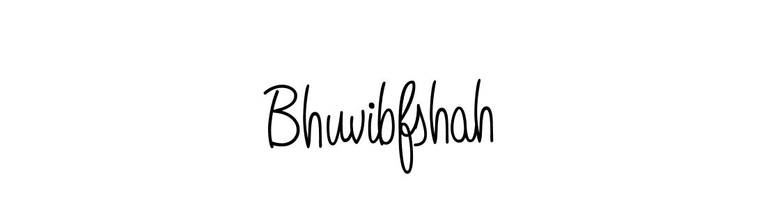 The best way (Angelique-Rose-font-FFP) to make a short signature is to pick only two or three words in your name. The name Bhuvibfshah include a total of six letters. For converting this name. Bhuvibfshah signature style 5 images and pictures png