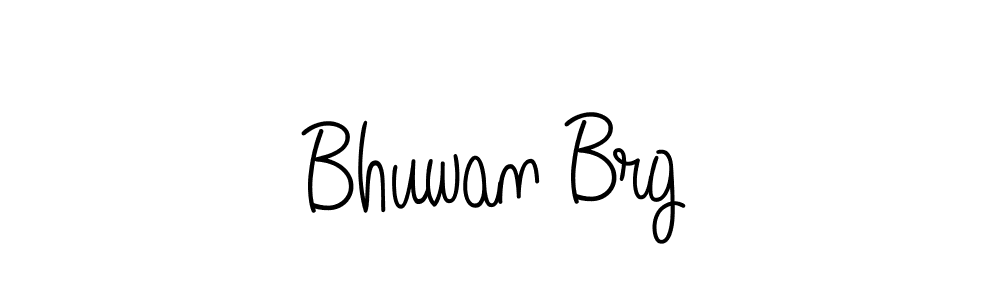 You should practise on your own different ways (Angelique-Rose-font-FFP) to write your name (Bhuwan Brg) in signature. don't let someone else do it for you. Bhuwan Brg signature style 5 images and pictures png