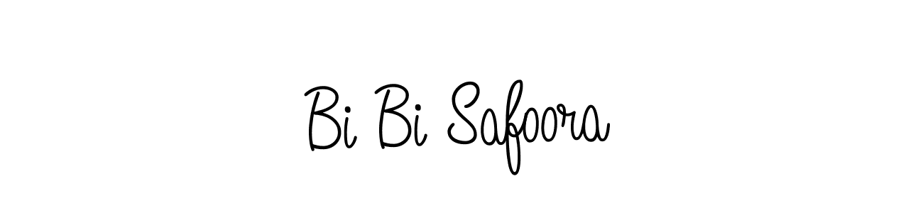 How to make Bi Bi Safoora name signature. Use Angelique-Rose-font-FFP style for creating short signs online. This is the latest handwritten sign. Bi Bi Safoora signature style 5 images and pictures png