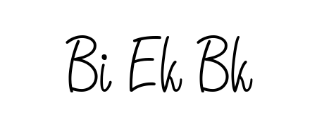 How to Draw Bi Ek Bk signature style? Angelique-Rose-font-FFP is a latest design signature styles for name Bi Ek Bk. Bi Ek Bk signature style 5 images and pictures png
