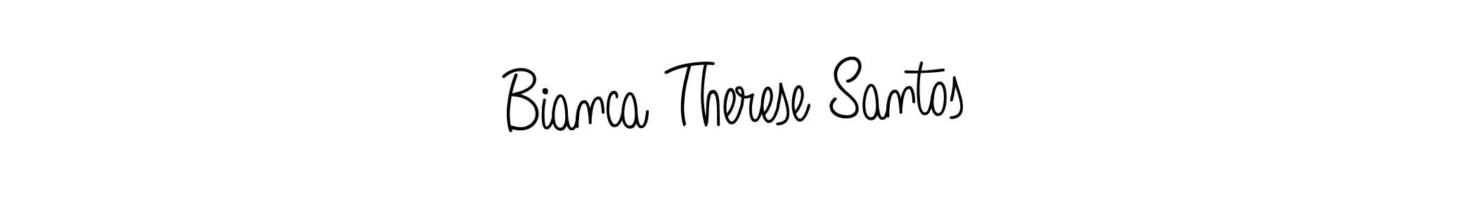 How to Draw Bianca Therese Santos signature style? Angelique-Rose-font-FFP is a latest design signature styles for name Bianca Therese Santos. Bianca Therese Santos signature style 5 images and pictures png