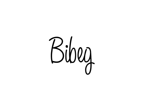 Make a beautiful signature design for name Bibeg. With this signature (Angelique-Rose-font-FFP) style, you can create a handwritten signature for free. Bibeg signature style 5 images and pictures png