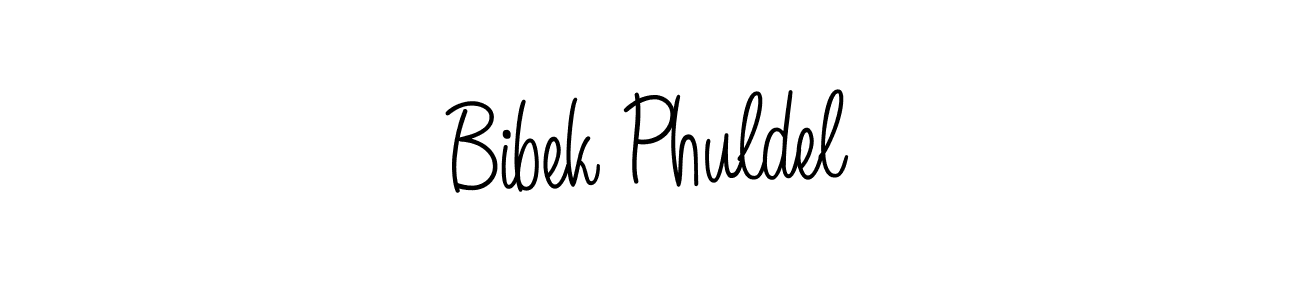 You should practise on your own different ways (Angelique-Rose-font-FFP) to write your name (Bibek Phuldel) in signature. don't let someone else do it for you. Bibek Phuldel signature style 5 images and pictures png