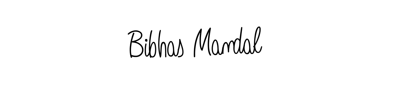 Design your own signature with our free online signature maker. With this signature software, you can create a handwritten (Angelique-Rose-font-FFP) signature for name Bibhas Mandal. Bibhas Mandal signature style 5 images and pictures png