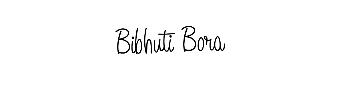 Design your own signature with our free online signature maker. With this signature software, you can create a handwritten (Angelique-Rose-font-FFP) signature for name Bibhuti Bora. Bibhuti Bora signature style 5 images and pictures png