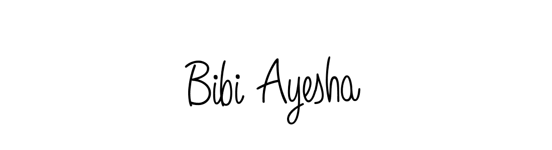 You can use this online signature creator to create a handwritten signature for the name Bibi Ayesha. This is the best online autograph maker. Bibi Ayesha signature style 5 images and pictures png