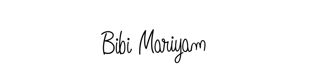Make a beautiful signature design for name Bibi Mariyam. Use this online signature maker to create a handwritten signature for free. Bibi Mariyam signature style 5 images and pictures png