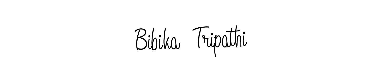 Here are the top 10 professional signature styles for the name Bibika  Tripathi. These are the best autograph styles you can use for your name. Bibika  Tripathi signature style 5 images and pictures png