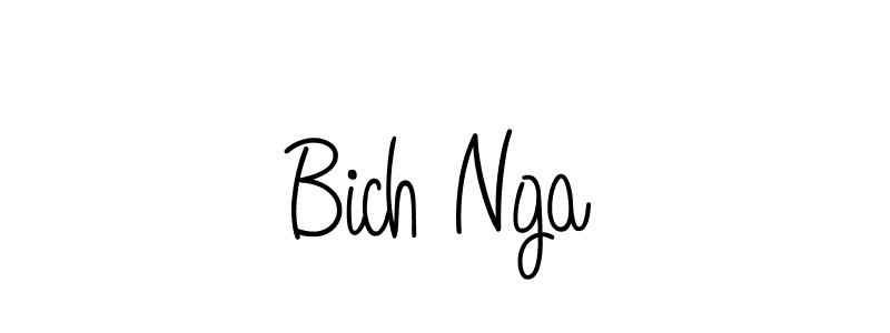 Check out images of Autograph of Bich Nga name. Actor Bich Nga Signature Style. Angelique-Rose-font-FFP is a professional sign style online. Bich Nga signature style 5 images and pictures png