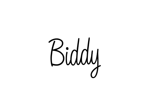 Design your own signature with our free online signature maker. With this signature software, you can create a handwritten (Angelique-Rose-font-FFP) signature for name Biddy. Biddy signature style 5 images and pictures png