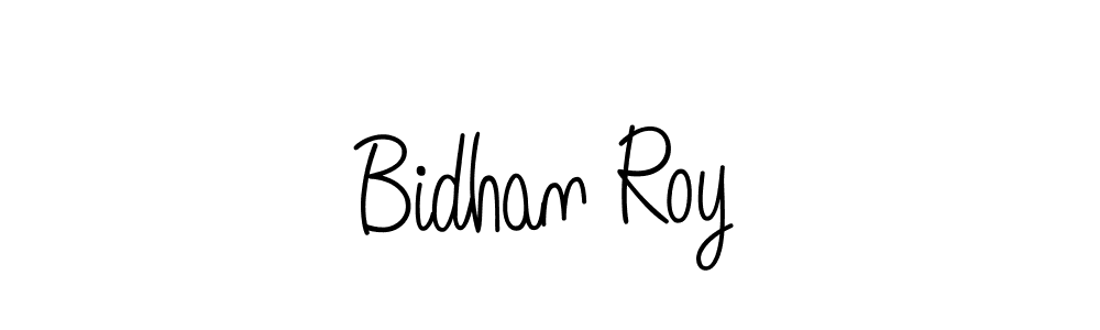 Design your own signature with our free online signature maker. With this signature software, you can create a handwritten (Angelique-Rose-font-FFP) signature for name Bidhan Roy. Bidhan Roy signature style 5 images and pictures png