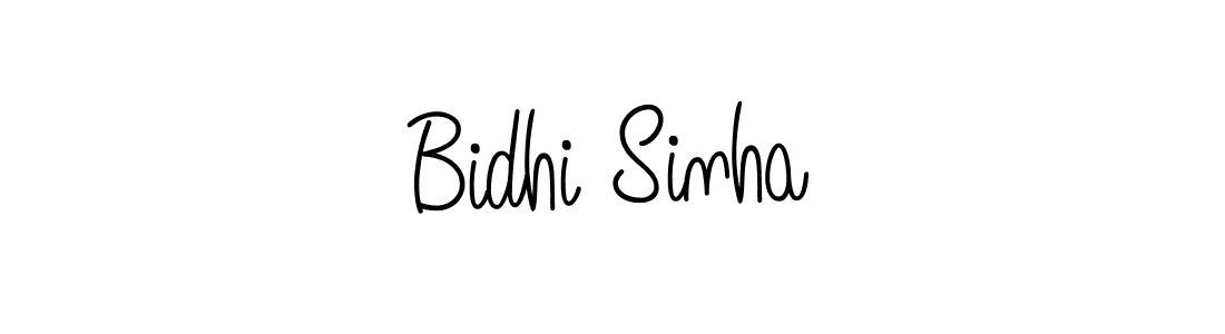 Use a signature maker to create a handwritten signature online. With this signature software, you can design (Angelique-Rose-font-FFP) your own signature for name Bidhi Sinha. Bidhi Sinha signature style 5 images and pictures png