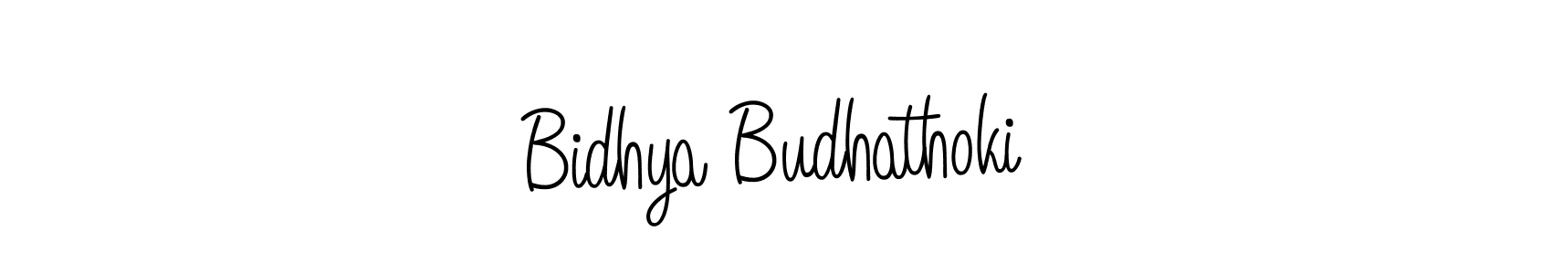 It looks lik you need a new signature style for name Bidhya Budhathoki. Design unique handwritten (Angelique-Rose-font-FFP) signature with our free signature maker in just a few clicks. Bidhya Budhathoki signature style 5 images and pictures png