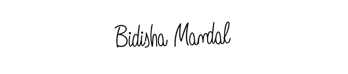 Create a beautiful signature design for name Bidisha Mandal. With this signature (Angelique-Rose-font-FFP) fonts, you can make a handwritten signature for free. Bidisha Mandal signature style 5 images and pictures png