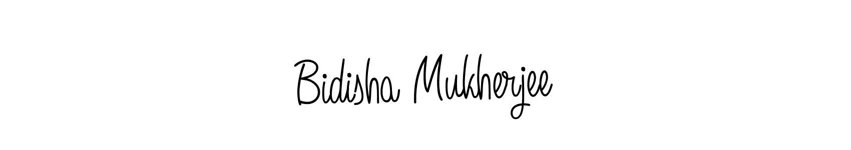 How to make Bidisha Mukherjee name signature. Use Angelique-Rose-font-FFP style for creating short signs online. This is the latest handwritten sign. Bidisha Mukherjee signature style 5 images and pictures png