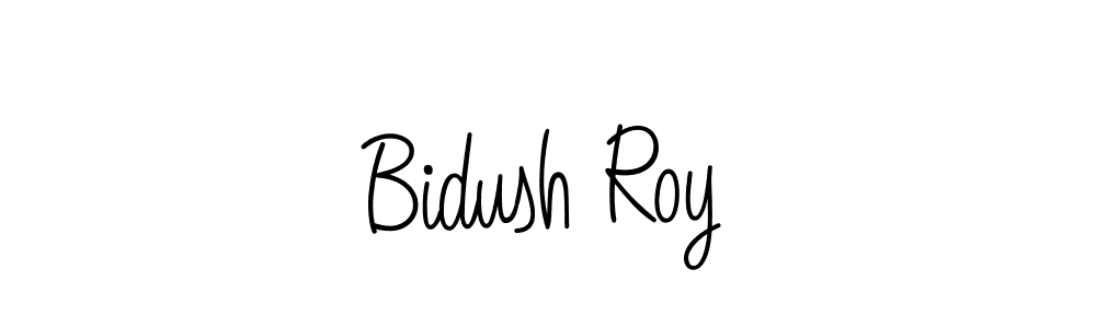 Make a beautiful signature design for name Bidush Roy. With this signature (Angelique-Rose-font-FFP) style, you can create a handwritten signature for free. Bidush Roy signature style 5 images and pictures png