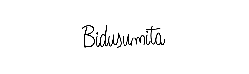 Use a signature maker to create a handwritten signature online. With this signature software, you can design (Angelique-Rose-font-FFP) your own signature for name Bidusumita. Bidusumita signature style 5 images and pictures png
