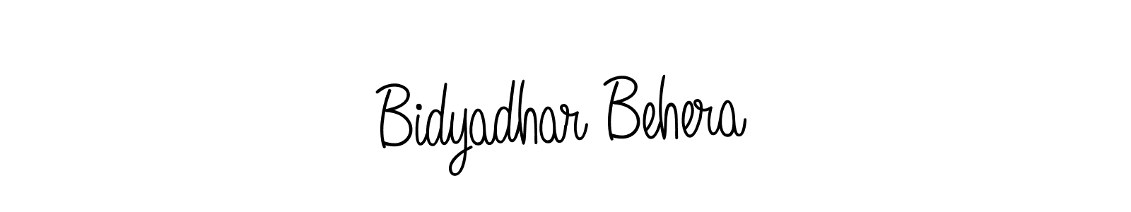 Use a signature maker to create a handwritten signature online. With this signature software, you can design (Angelique-Rose-font-FFP) your own signature for name Bidyadhar Behera. Bidyadhar Behera signature style 5 images and pictures png