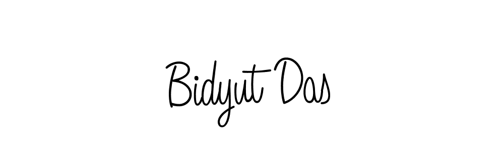 Design your own signature with our free online signature maker. With this signature software, you can create a handwritten (Angelique-Rose-font-FFP) signature for name Bidyut Das. Bidyut Das signature style 5 images and pictures png