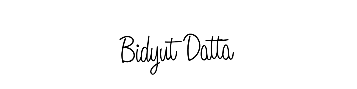 You should practise on your own different ways (Angelique-Rose-font-FFP) to write your name (Bidyut Datta) in signature. don't let someone else do it for you. Bidyut Datta signature style 5 images and pictures png