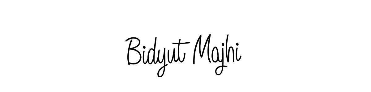 Make a beautiful signature design for name Bidyut Majhi. With this signature (Angelique-Rose-font-FFP) style, you can create a handwritten signature for free. Bidyut Majhi signature style 5 images and pictures png
