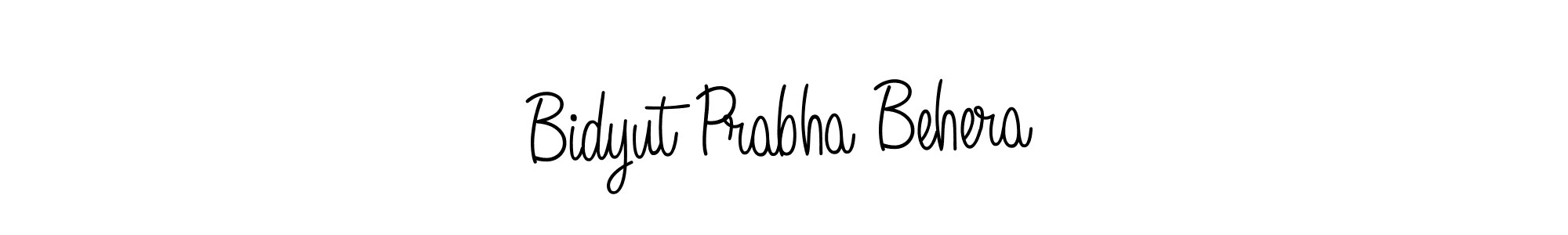 Design your own signature with our free online signature maker. With this signature software, you can create a handwritten (Angelique-Rose-font-FFP) signature for name Bidyut Prabha Behera. Bidyut Prabha Behera signature style 5 images and pictures png