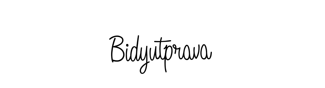 Bidyutprava stylish signature style. Best Handwritten Sign (Angelique-Rose-font-FFP) for my name. Handwritten Signature Collection Ideas for my name Bidyutprava. Bidyutprava signature style 5 images and pictures png