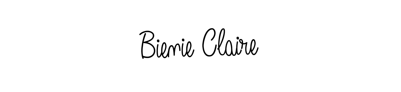 Bienie Claire stylish signature style. Best Handwritten Sign (Angelique-Rose-font-FFP) for my name. Handwritten Signature Collection Ideas for my name Bienie Claire. Bienie Claire signature style 5 images and pictures png