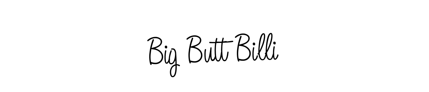 Use a signature maker to create a handwritten signature online. With this signature software, you can design (Angelique-Rose-font-FFP) your own signature for name Big Butt Billi. Big Butt Billi signature style 5 images and pictures png