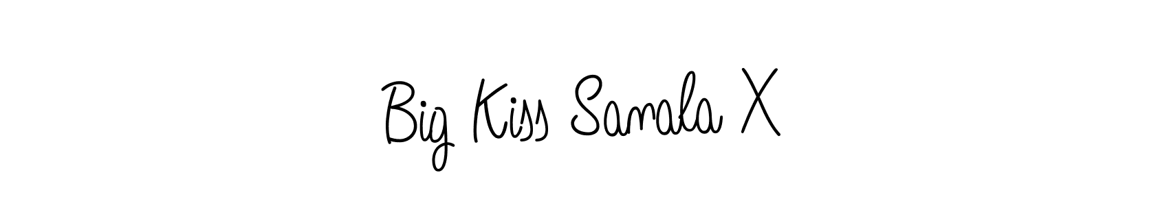 Angelique-Rose-font-FFP is a professional signature style that is perfect for those who want to add a touch of class to their signature. It is also a great choice for those who want to make their signature more unique. Get Big Kiss Sanala X name to fancy signature for free. Big Kiss Sanala X signature style 5 images and pictures png