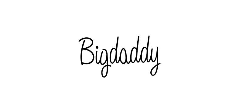 Design your own signature with our free online signature maker. With this signature software, you can create a handwritten (Angelique-Rose-font-FFP) signature for name Bigdaddy. Bigdaddy signature style 5 images and pictures png