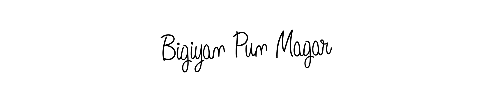 It looks lik you need a new signature style for name Bigiyan Pun Magar. Design unique handwritten (Angelique-Rose-font-FFP) signature with our free signature maker in just a few clicks. Bigiyan Pun Magar signature style 5 images and pictures png