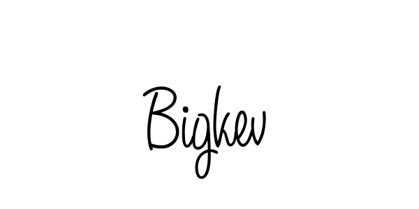 How to make Bigkev signature? Angelique-Rose-font-FFP is a professional autograph style. Create handwritten signature for Bigkev name. Bigkev signature style 5 images and pictures png