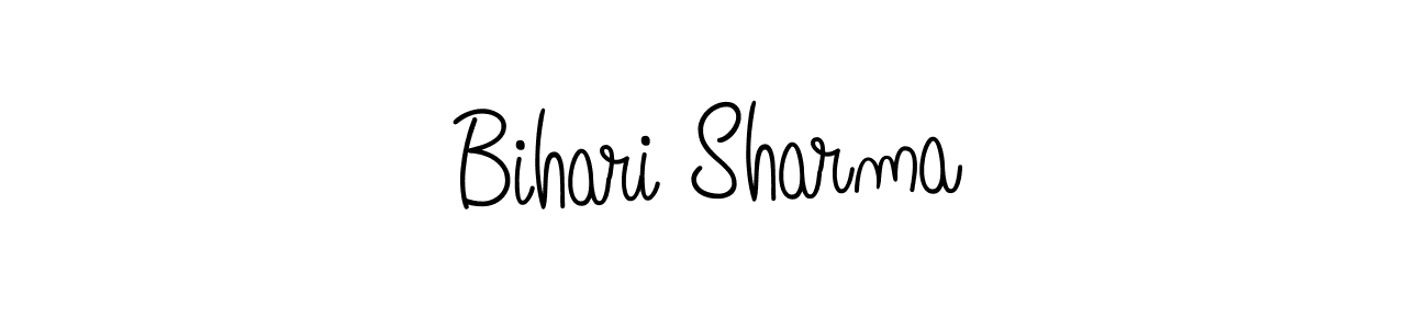 You can use this online signature creator to create a handwritten signature for the name Bihari Sharma. This is the best online autograph maker. Bihari Sharma signature style 5 images and pictures png