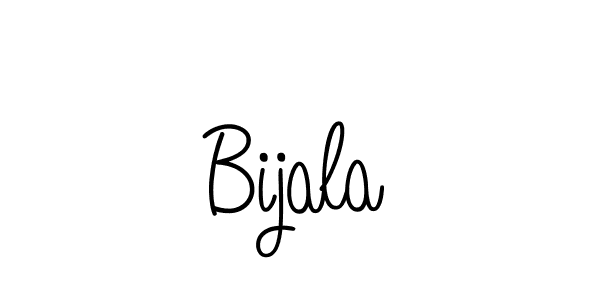 Use a signature maker to create a handwritten signature online. With this signature software, you can design (Angelique-Rose-font-FFP) your own signature for name Bijala. Bijala signature style 5 images and pictures png