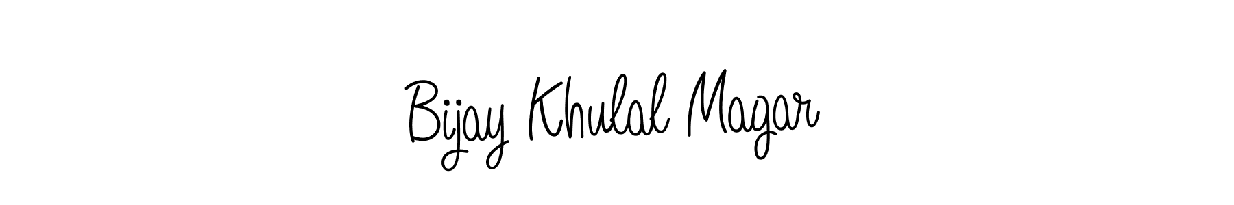 It looks lik you need a new signature style for name Bijay Khulal Magar. Design unique handwritten (Angelique-Rose-font-FFP) signature with our free signature maker in just a few clicks. Bijay Khulal Magar signature style 5 images and pictures png